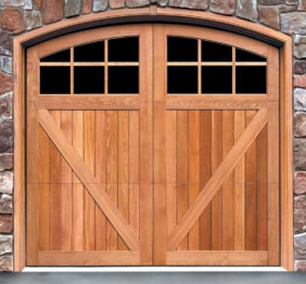 Artisan Medallion Carriage House Door