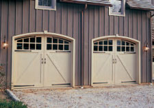 Artisan Medallion Carriage House Door