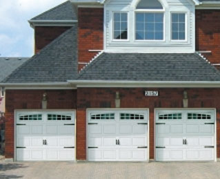 Artisan Medallion Carriage House Door